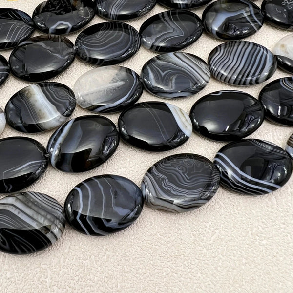 Black Lace Agate Beads-ToShay.org