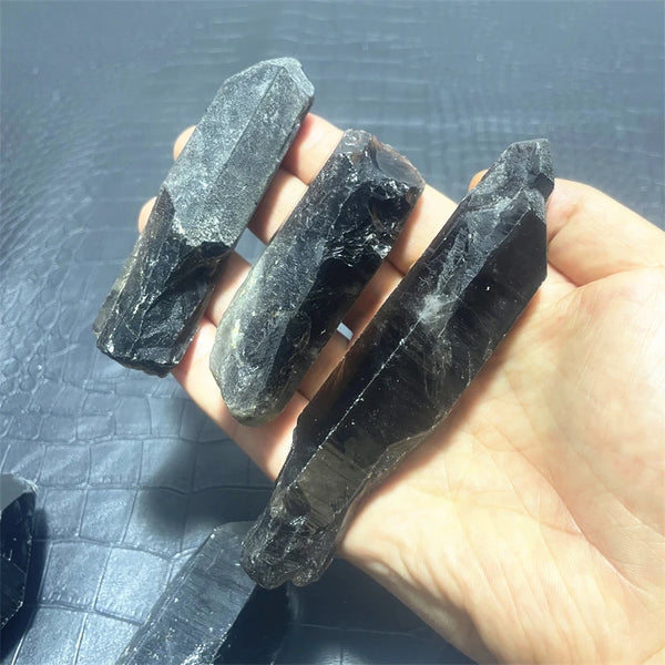 Black Smoky Quartz Crystal-ToShay.org