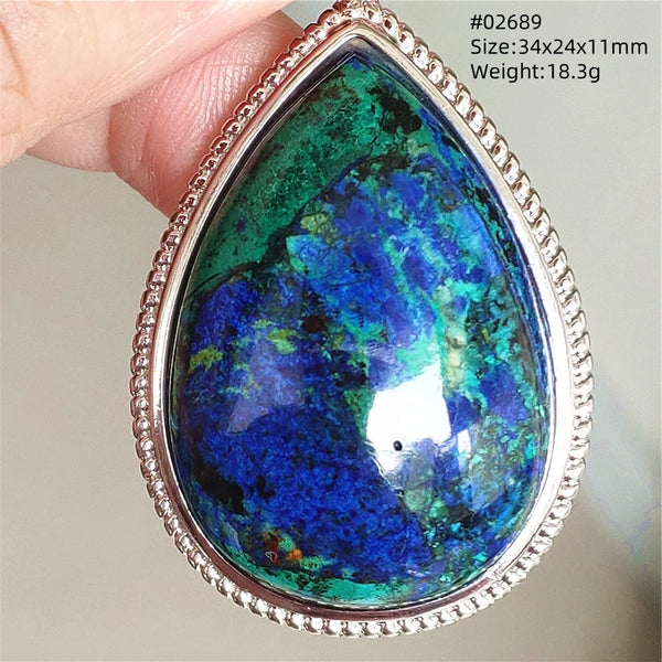 Blue Azurite Pendant-ToShay.org