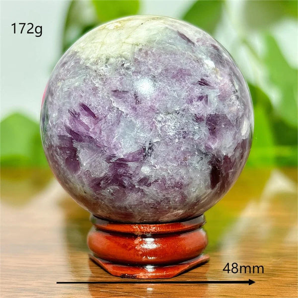 Purple Lepidolite Ball-ToShay.org