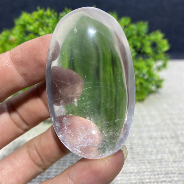 Clear Crystal Palm Stone-ToShay.org
