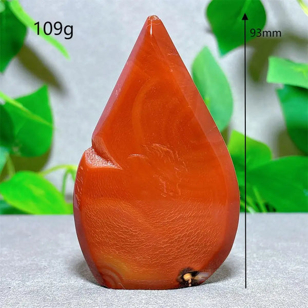 Orange Carnelian Quartz Flame-ToShay.org
