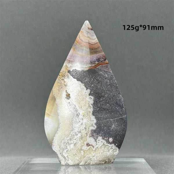 Red Lace Agate Torch-ToShay.org