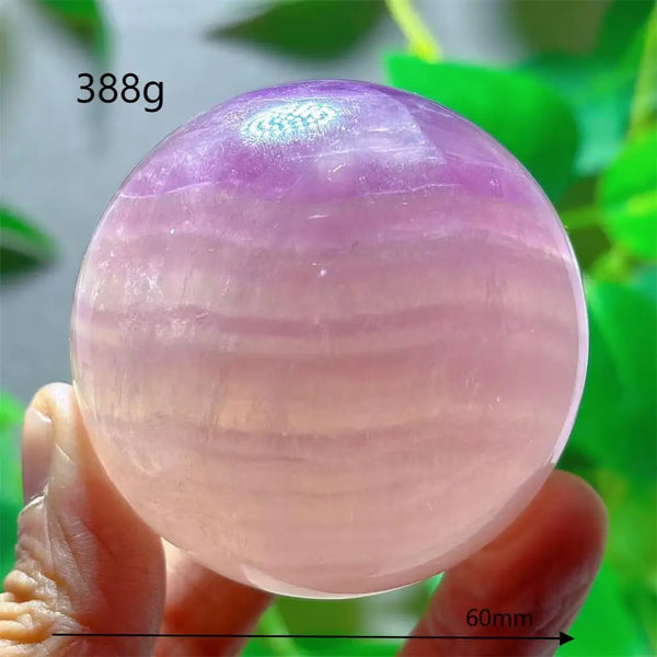 Purple Fluorite Quartz Ball-ToShay.org