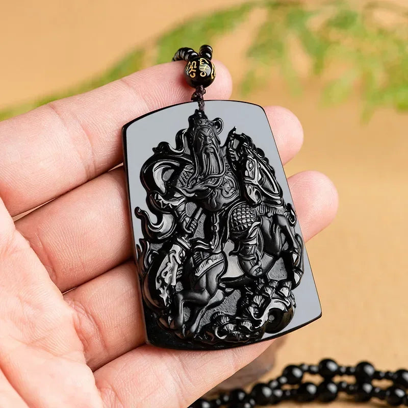 Black Ink Jade Guan Gong-ToShay.org