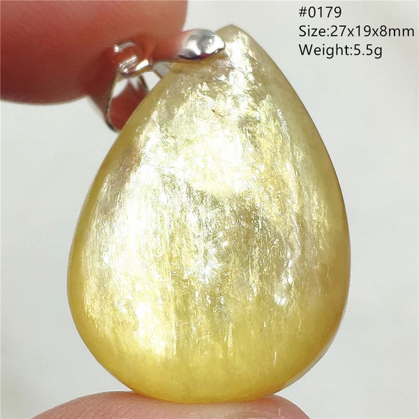 Gold Lepidolite Flash Pendant-ToShay.org