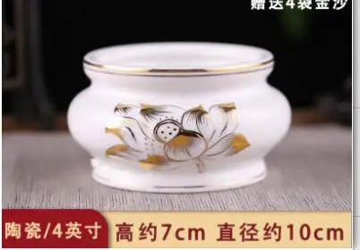 Ceramic Lotus Incense Burner-ToShay.org