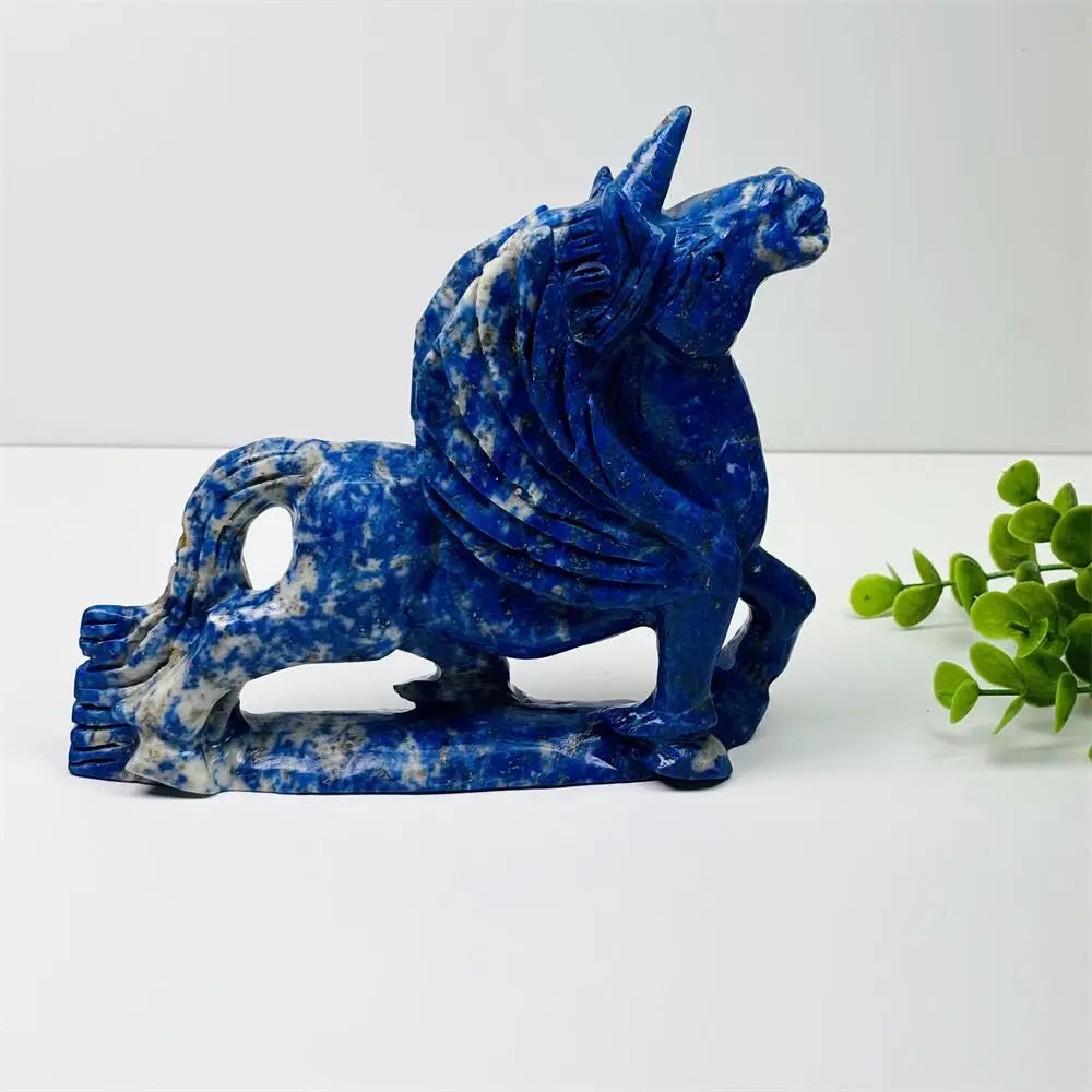 Blue Lapis Lazuli Unicorn-ToShay.org