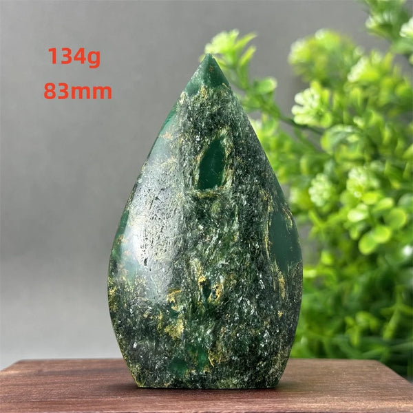 Green Emerald Agate Torch-ToShay.org