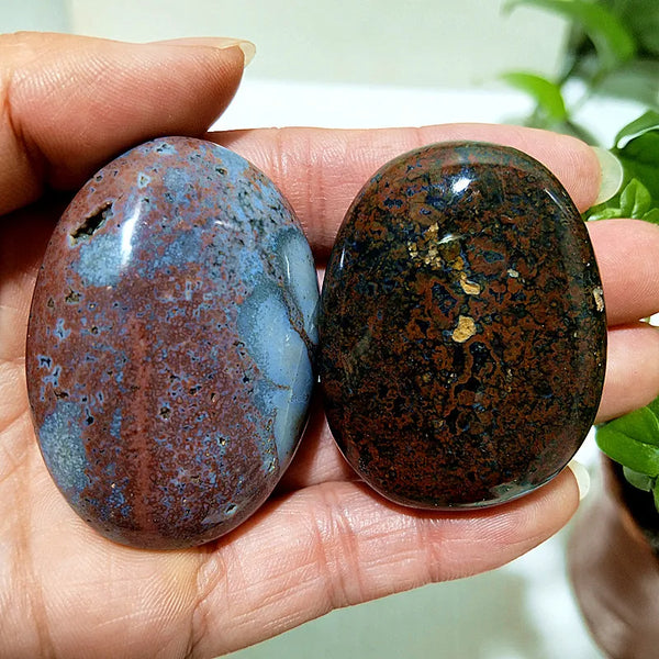 Ocean Jasper Palm Stone-ToShay.org