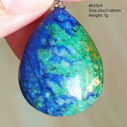 Blue Azurite Pendant-ToShay.org