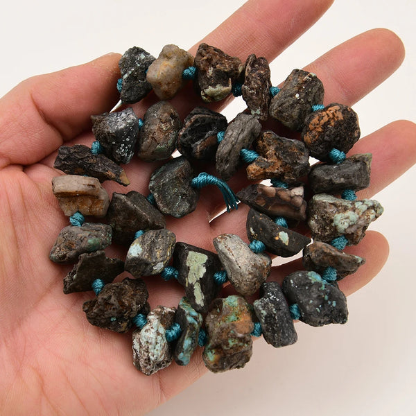 Mixed Turquoise Rough Beads-ToShay.org