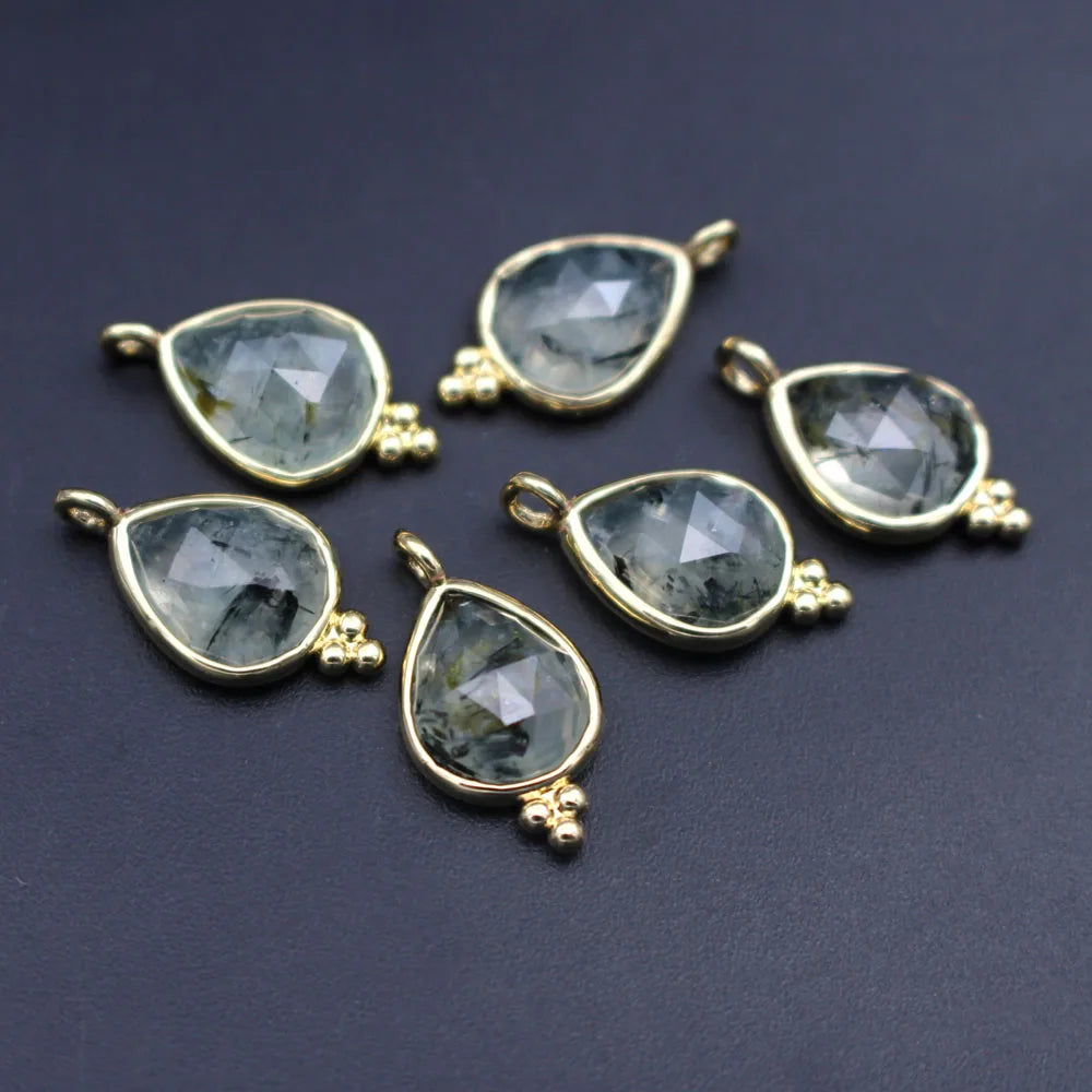 Mixed Crystal Teardrop Charms-ToShay.org
