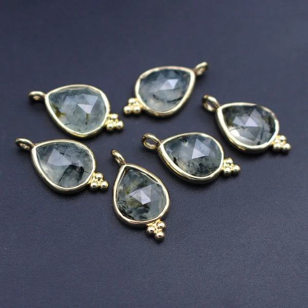 Mixed Crystal Teardrop Charms-ToShay.org