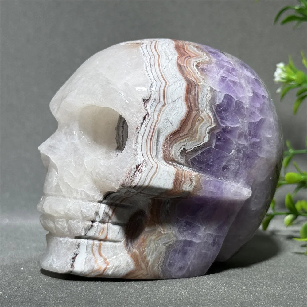 Purple Dream Amethyst Skull-ToShay.org