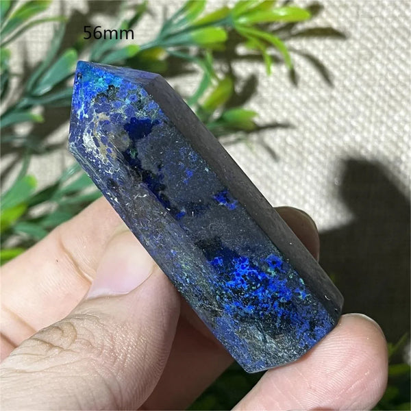 Blue Chrysocolla Point Wand-ToShay.org
