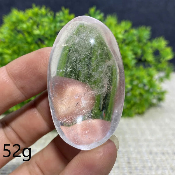 Clear Crystal Palm Stone-ToShay.org