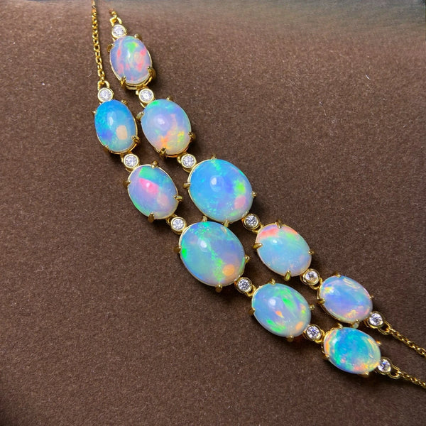 White Opal Bracelet-ToShay.org