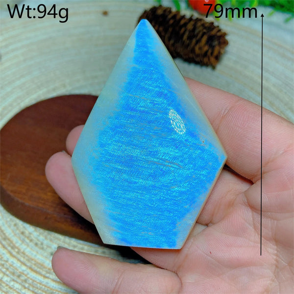 Blue Flash Moonstone Diamond-ToShay.org