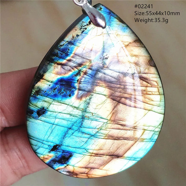 Blue Light Labradorite Pendant-ToShay.org
