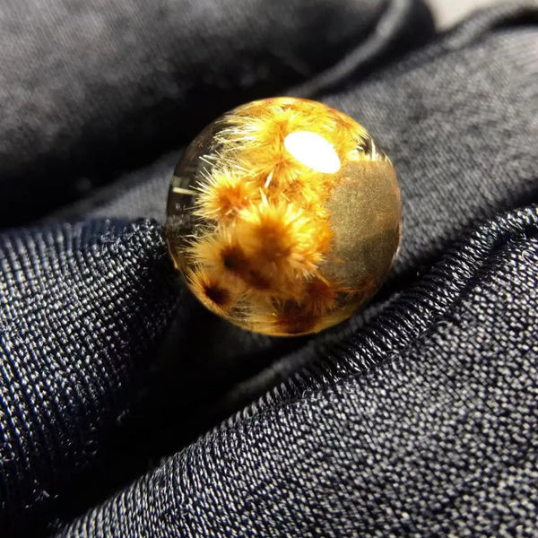 Gold Rutilated Quartz Pendant-ToShay.org