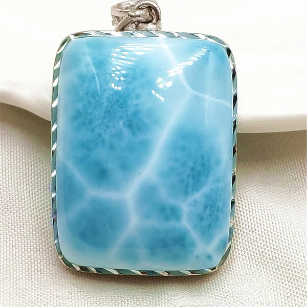 Blue Larimar Pendant-ToShay.org