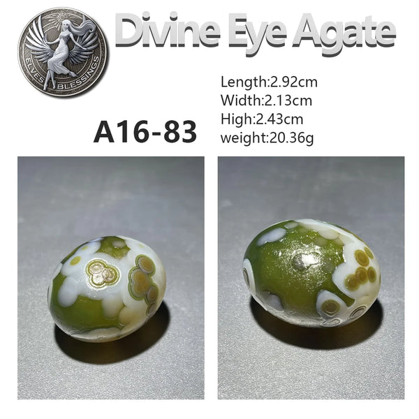 Green Wishing Agate Eye Rock-ToShay.org
