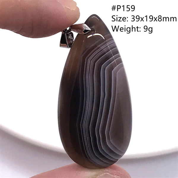 Black Lace Agate Pendant-ToShay.org