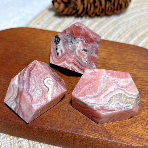 Pink Rhodochrosite Gemstones-ToShay.org
