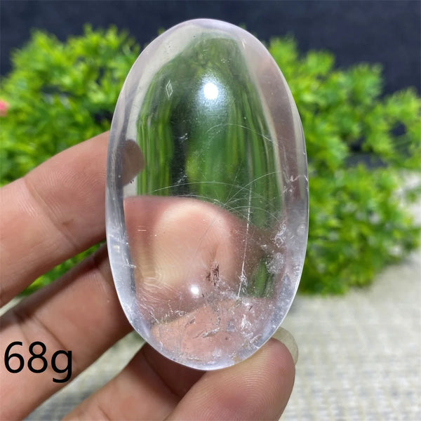 Clear Crystal Palm Stone-ToShay.org