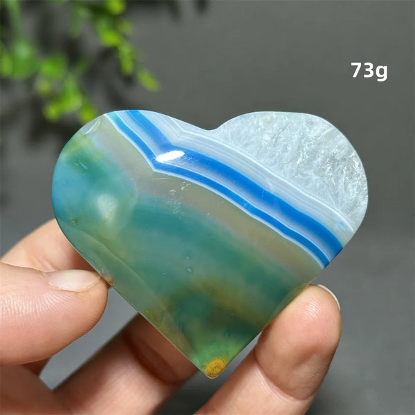 Blue Agate Heart-ToShay.org