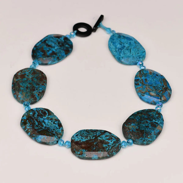 Blue Ocean Jasper Slab Beads-ToShay.org