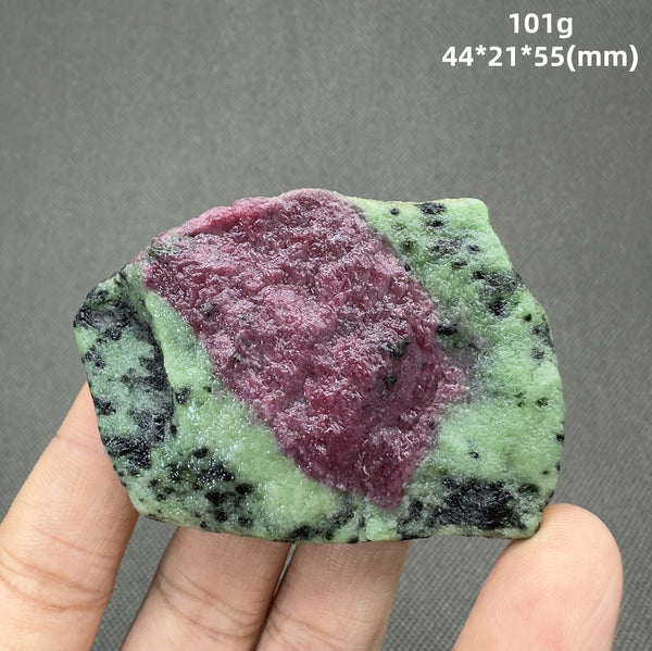 Red Green Ruby Epidote-ToShay.org