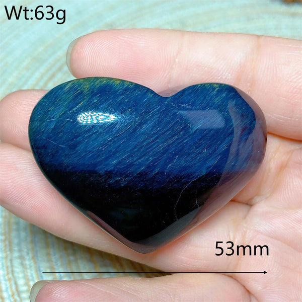 Blue Tiger Eye Heart-ToShay.org