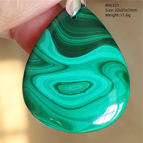 Green Malachite Pendant-ToShay.org