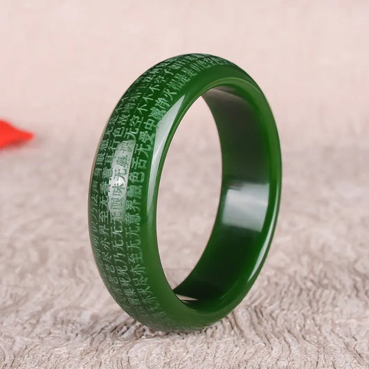 Green Jade Bangle-ToShay.org