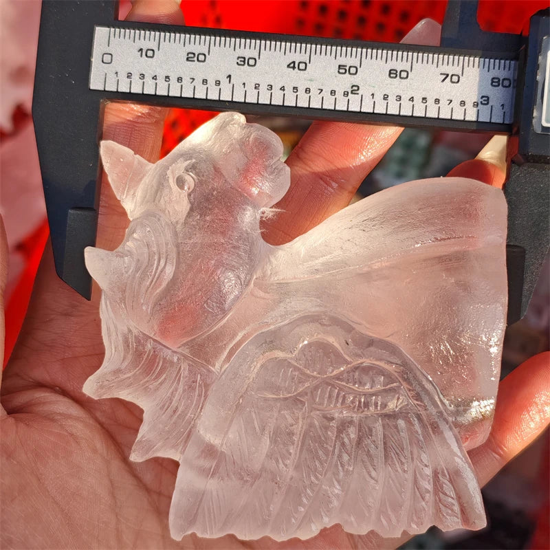 Clear Quartz Unicorn Head-ToShay.org