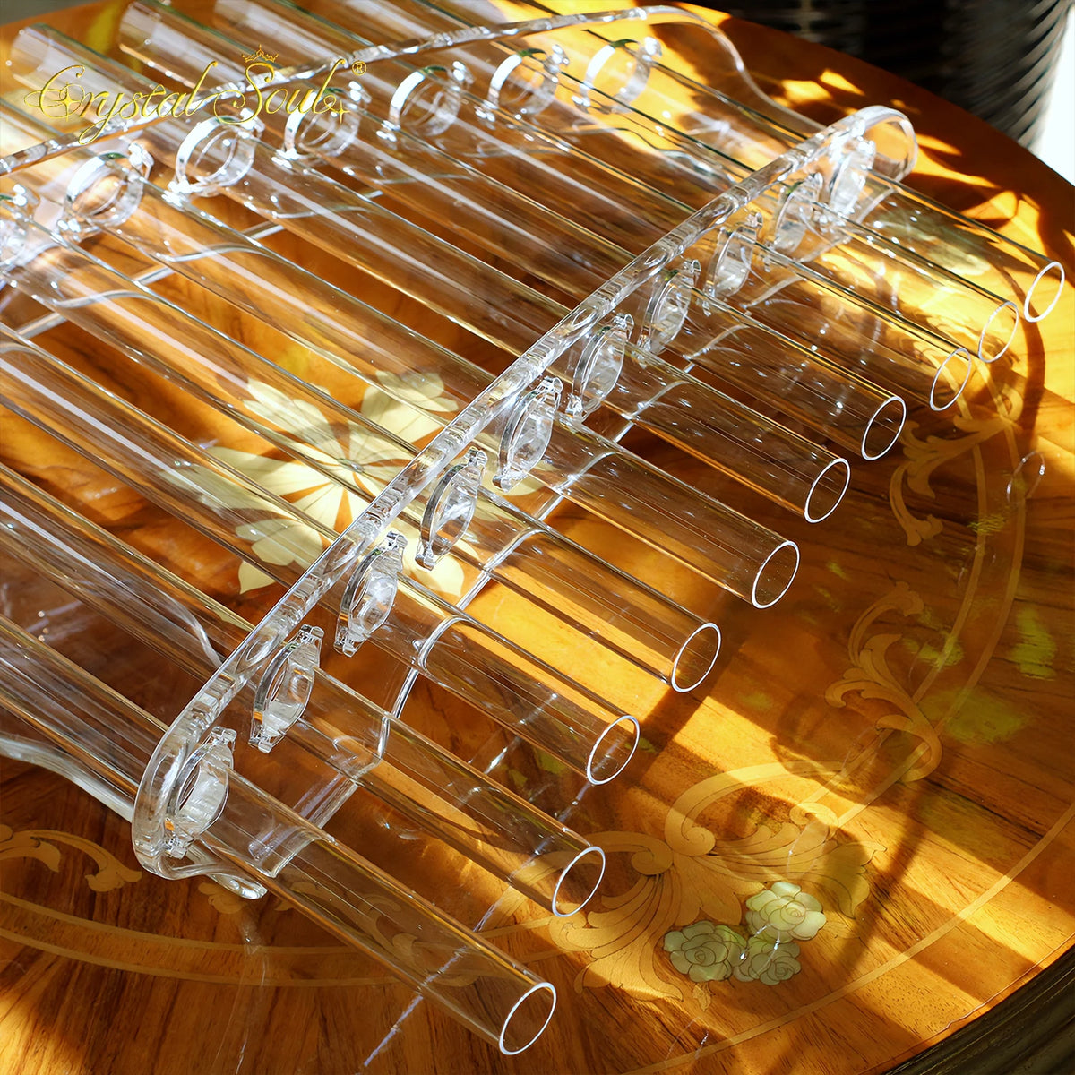 Clear Crystal Singing Harp-ToShay.org