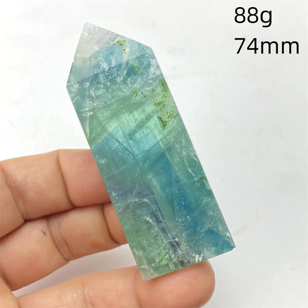 Rainbow Fluorite Crystal Point-ToShay.org