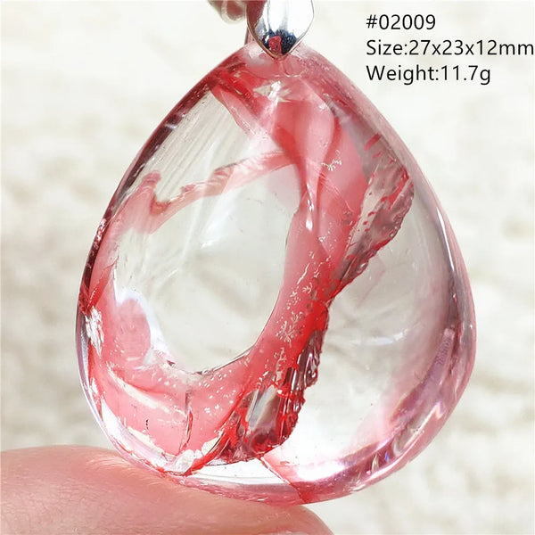Red Limonite Quartz Pendant-ToShay.org