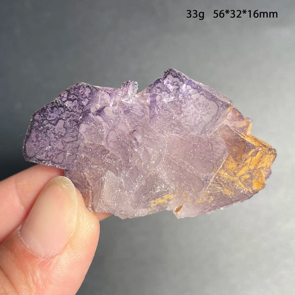 Purple Amethyst Fluorite Crystal-ToShay.org