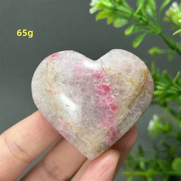 Pink Rose Rhodochrosite Heart-ToShay.org