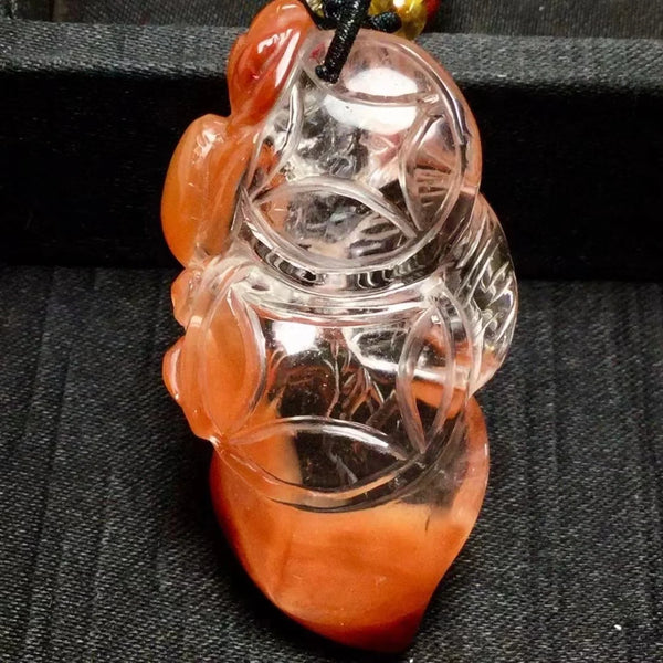 Red Rutilated Quartz Monkey-ToShay.org