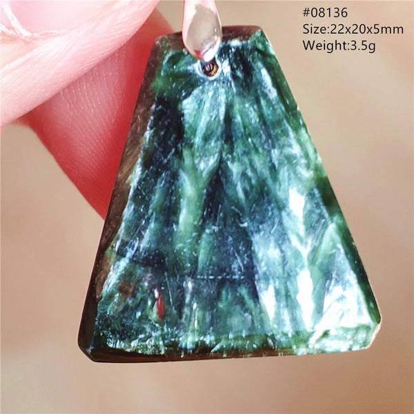 Green Seraphinite Pendant-ToShay.org