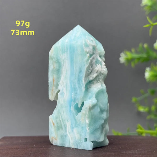 Blue Heteropolar Crystal Tower-ToShay.org