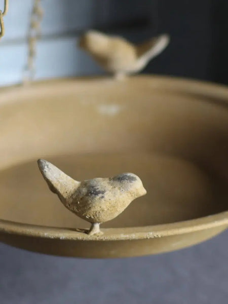 Cast Iron Hanging Bird Tray-ToShay.org