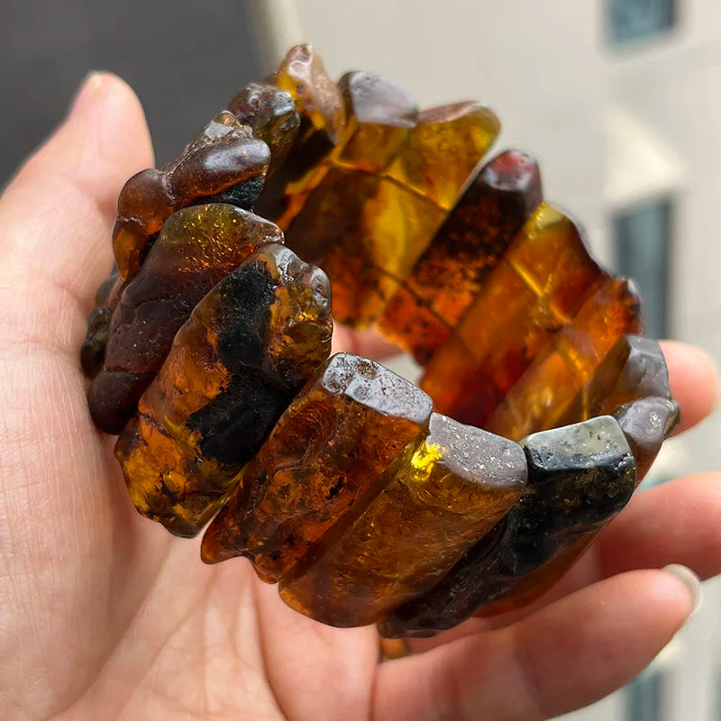 Yellow Amber Bracelet-ToShay.org