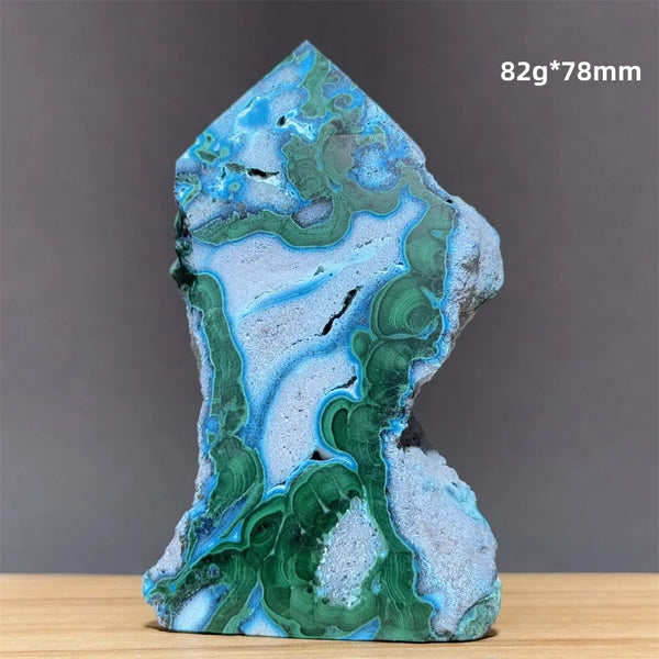 Blue Green Chrysocolla Stone-ToShay.org