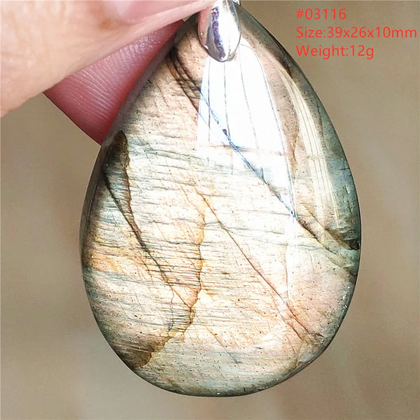 Blue Light Labradorite Pendant-ToShay.org