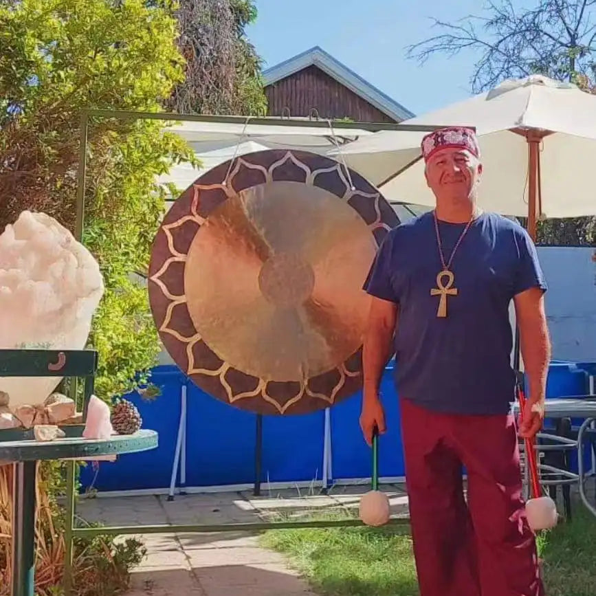 Bronze Lotus Wind Gong-ToShay.org